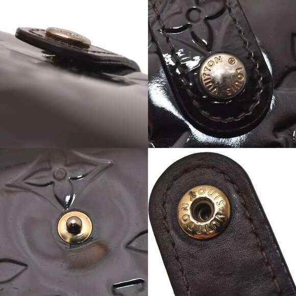 350184AD Louis Vuitton Wallet Purple Monogram Vernis - Picture 9 of 14